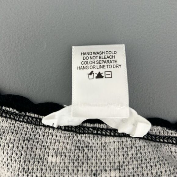 NWOT Kirious Floral Babydoll Top Black Waffle Knit Cropped Fairy Grunge Size S - Picture 5 of 9